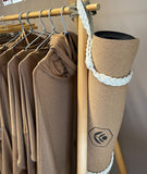 Yogamatte av kork og naturgummi